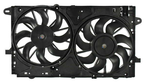 Dual Radiator and Condenser Fan Assembly