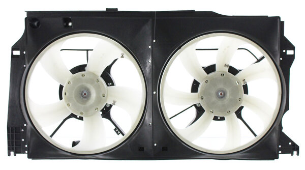 Dual Radiator and Condenser Fan Assembly